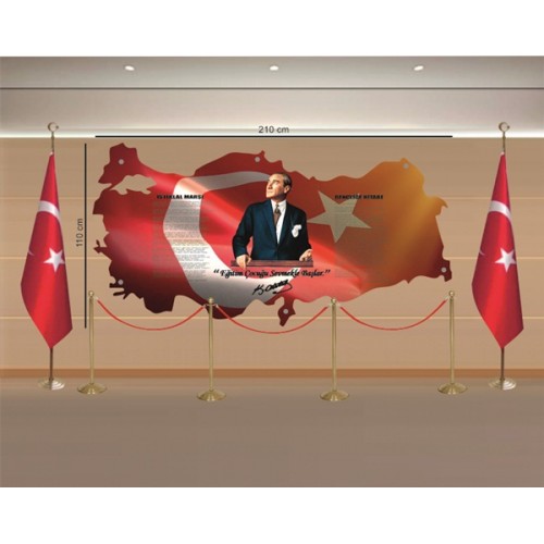 Atatürk Köşesi Harita Resimli Atatürk Köşesi Harita Resimli